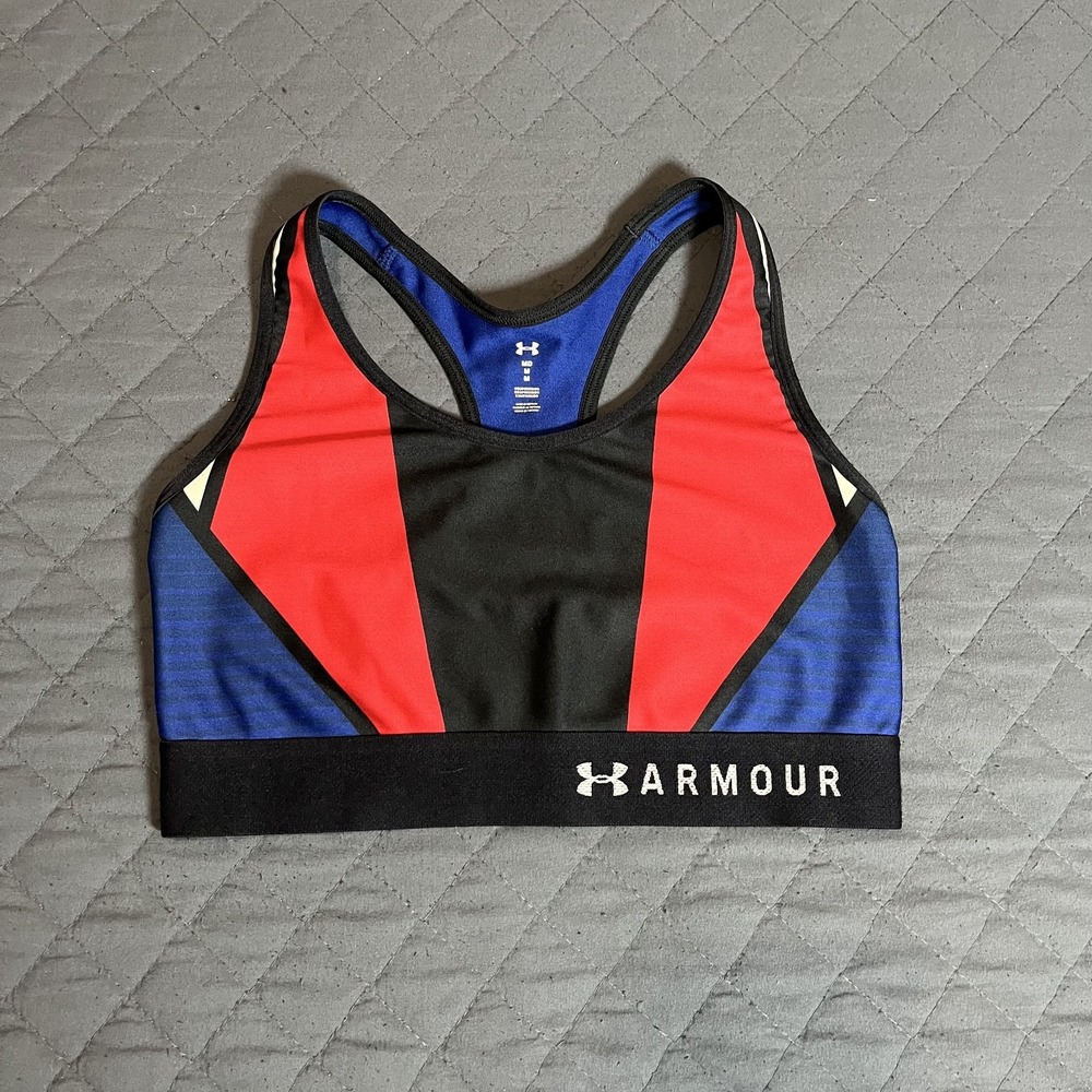 Under Armour Women's Armour Mid-Support Country Pride Sports Bra Size M